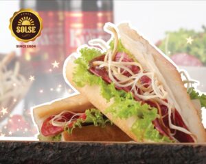 Bánh mì kẹp Phô mai Hun khói SOLSE