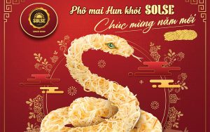 Phô mai Hun khói SOLSE chúc mừng năm mới Ất Tỵ 2025
