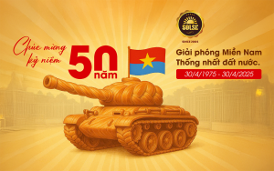 Chúc mừng kỷ niệm 50 năm giải phóng miền Nam - Thống nhất đất nước