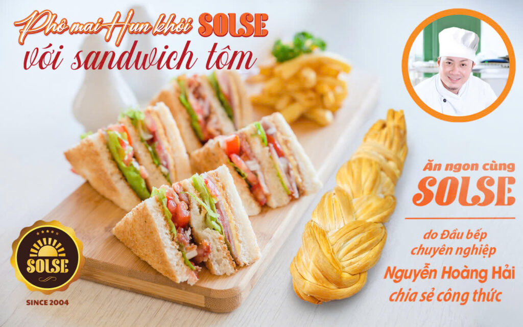 Phô mai Hun khói SOLSE rất phù hợp để chế biến nhiều món bổ dưỡng