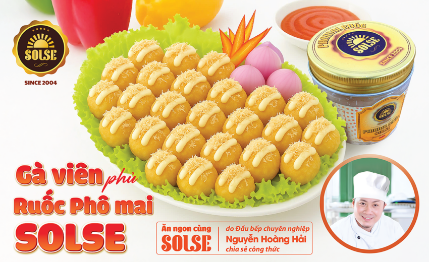 Gà viên phủ Phô mai Ruốc SOLSE