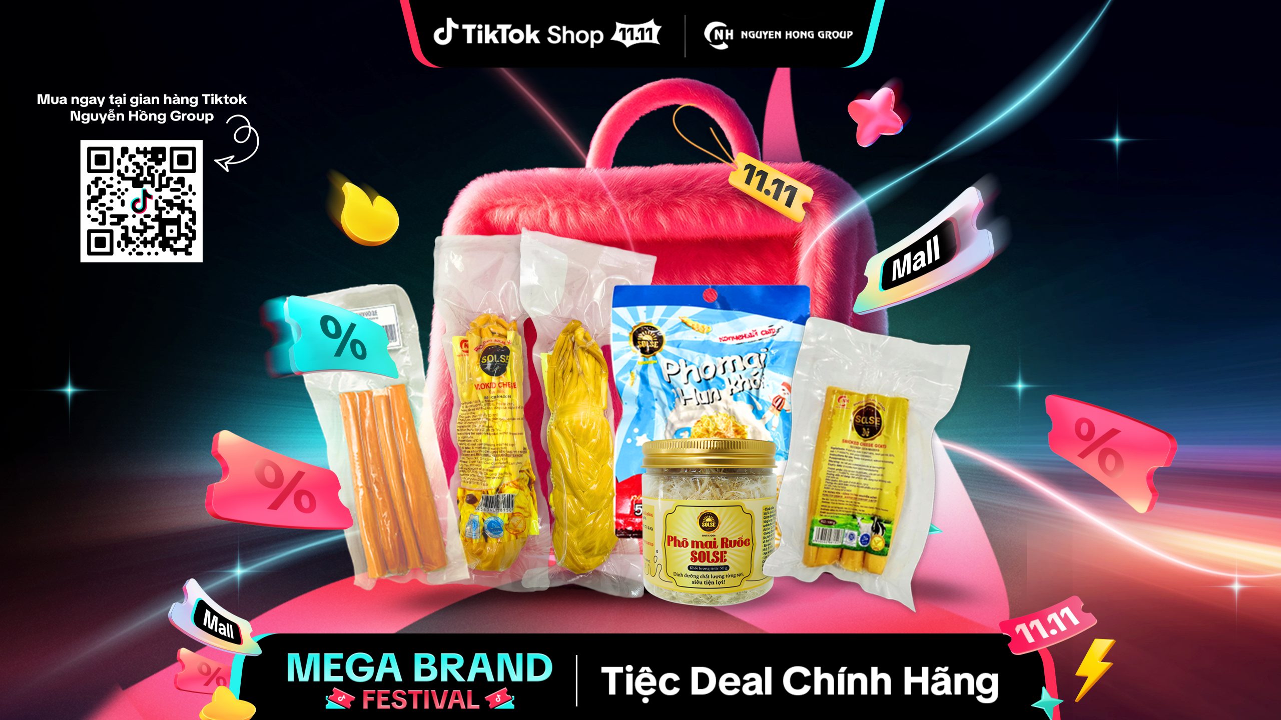 Nhận ưu đãi SOLSE cực hấp dẫn tại Mega Brand Festival trên TikTok Shop Nguyễn Hồng