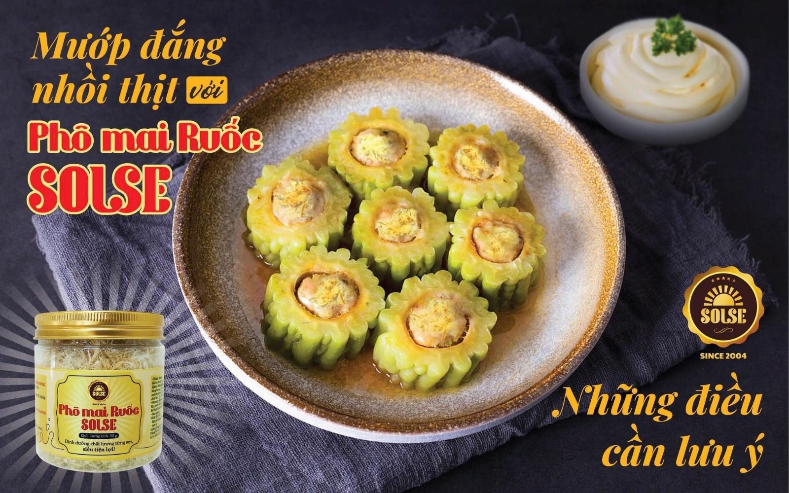 Mướp đắng nhồi thịt với Phô mai Ruốc SOLSE: Những điều cần lưu ý!