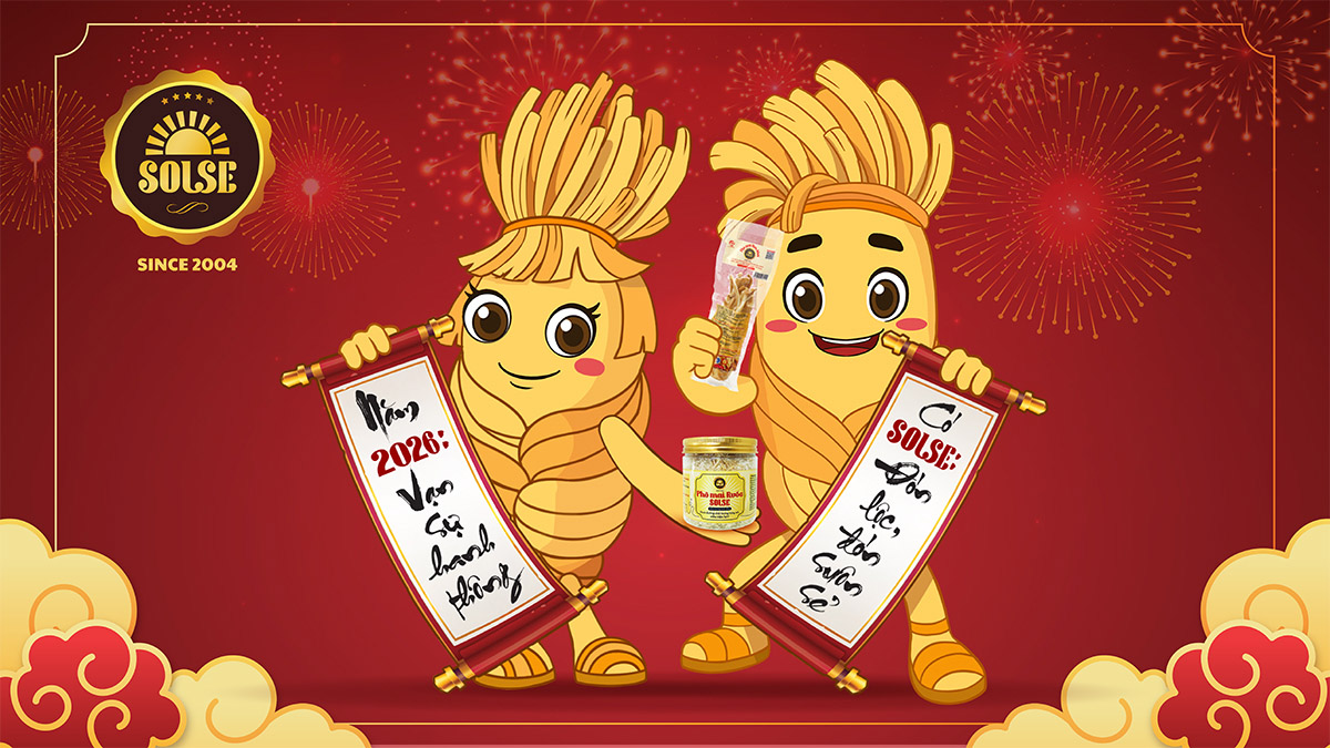 Phô mai Hun khói SOLSE chúc mừng năm mới 2026!